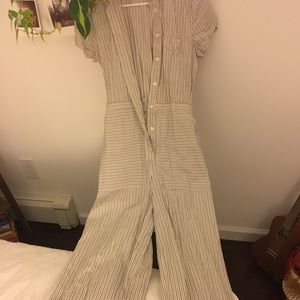Striped jumpsuit